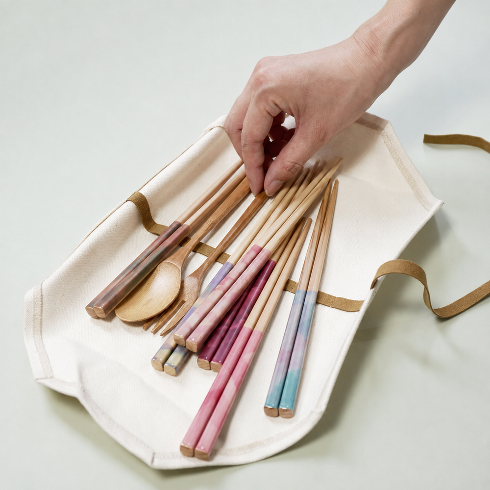 VEYUNA Chopstick Set - Japanese Seasonal Design for Treat & Feeding Prep