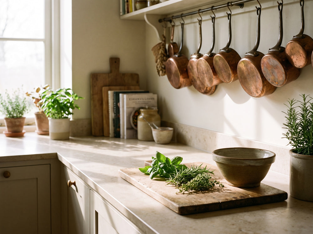 Kitchenware, chosen the slow way.