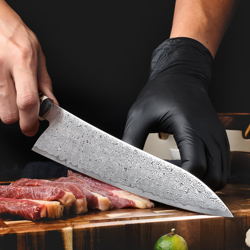 VEYUNA Chef Knife – 9" Japanese Food Prep Knife, High-Carbon Steel, Razor Sharp Blade