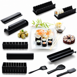 VEYUNA Sushi Making Kit, 10-Piece DIY Roller Set