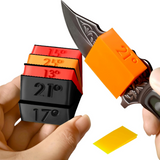 VEYUNA Knife Angle Guide Set – 13°–28° Anti-Slip Wedges for Food Prep Knives