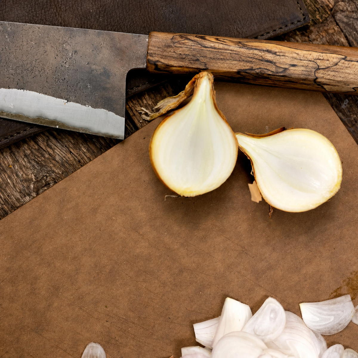 VEYUNA Cutting Board 20x30cm - Recycled Paper, Brown, Food Prep