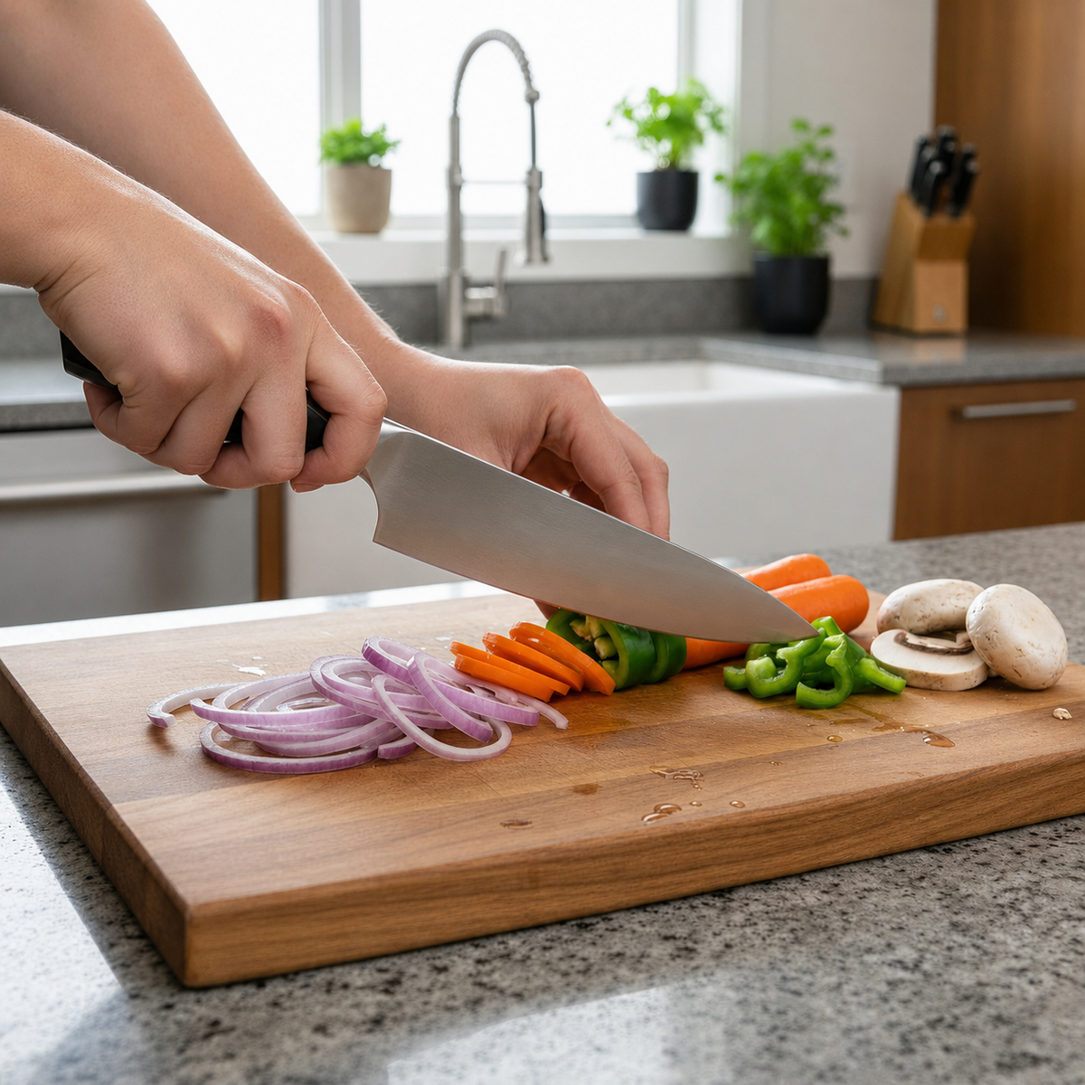 VEYUNA 210mm Chef Knife - German 1.4116 Steel Food Prep Knife