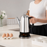 VEYUNA Electric Meal Prep Percolator, Stainless Steel Keep Warm Pot