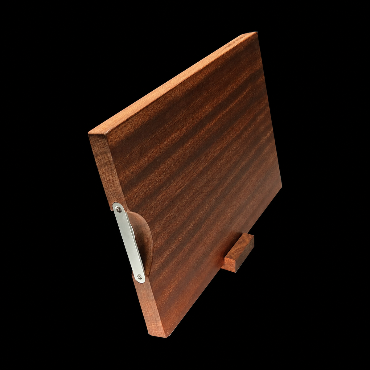 VEYUNA Cutting Board - Ebony Wood 50x35x3cm, Large Food Prep Board