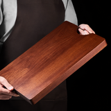 VEYUNA Cutting Board - Ebony Wood 50x35x3cm, Large Food Prep Board