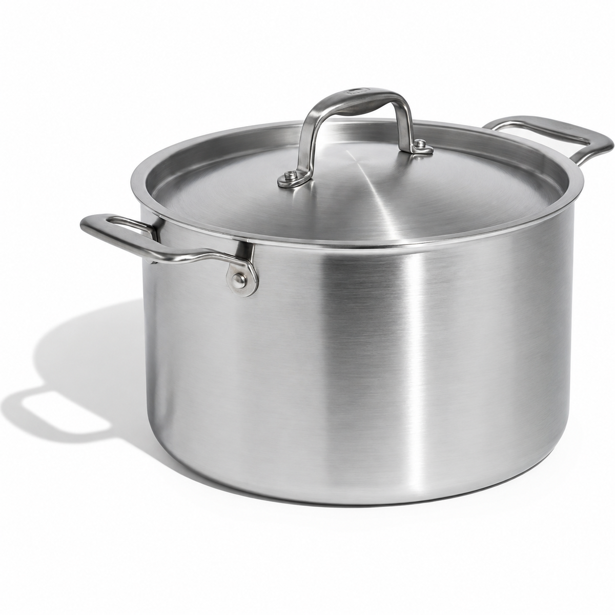 VEYUNA Stock Pot – 8-Quart 5-Ply Stainless Steel for Fresh Food Prep