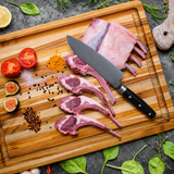 VEYUNA 2-Piece VG10 Damascus Knife Set - Japanese Steel Food Prep Knives