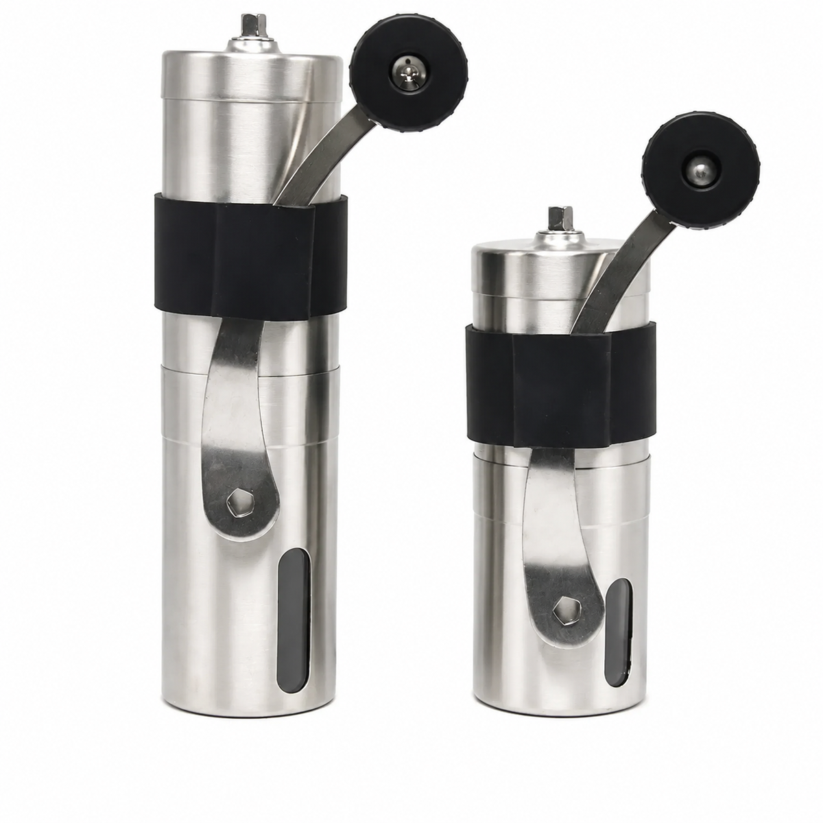 VEYUNA Treat Grinder, Manual Stainless Steel Hand Mill for Food & Supplement Prep