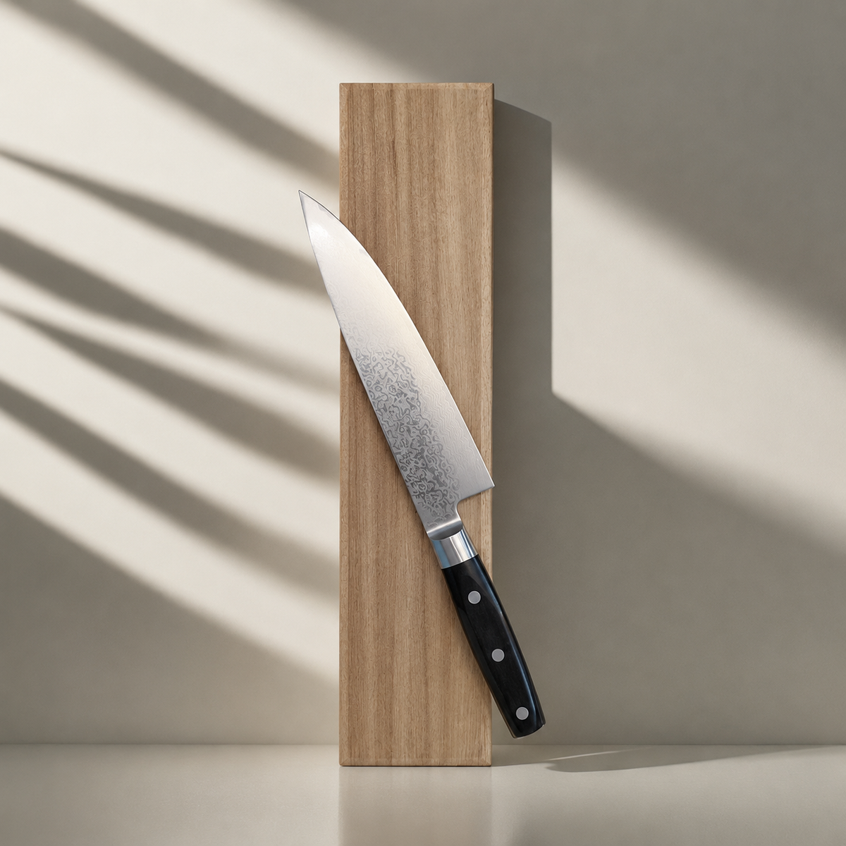 VEYUNA 2-Piece VG10 Damascus Knife Set - Japanese Steel Food Prep Knives