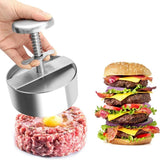 VEYUNA Burger Press – Stainless Steel Food Patty Maker with Spring-Loaded Handle