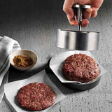 VEYUNA Burger Press – Stainless Steel Food Patty Maker with Spring-Loaded Handle