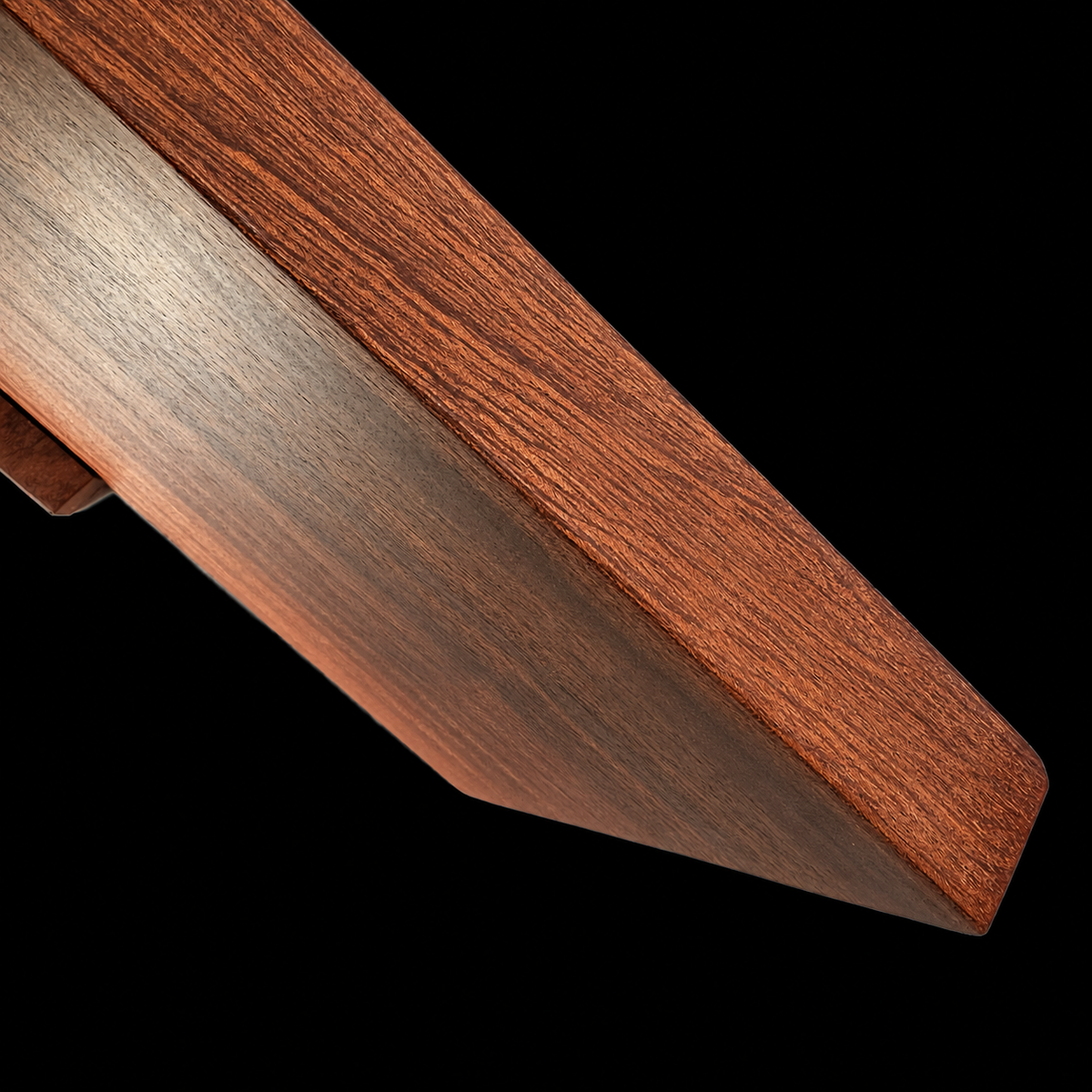 VEYUNA Cutting Board Duo Set - Whole Ebony Wood, Large Food Prep Boards