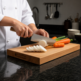 VEYUNA 170mm Nakiri Knife - Gingami No.3 3-Layer Steel Food Prep