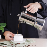 VEYUNA Moka Pot, Stainless Steel Stovetop Espresso Maker for Home Kitchens
