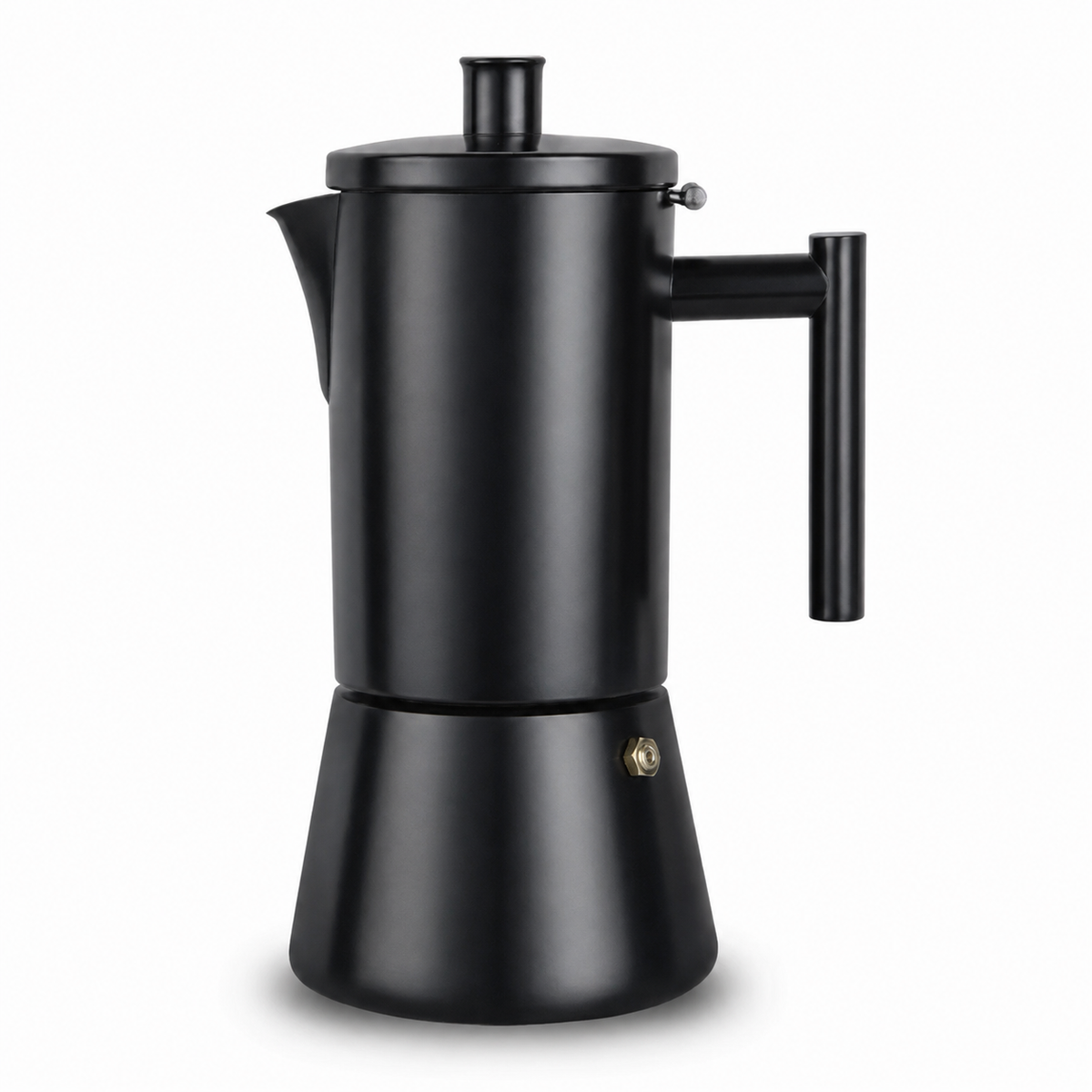 VEYUNA Moka Pot, Stainless Steel Stovetop Espresso Maker for Home Kitchens