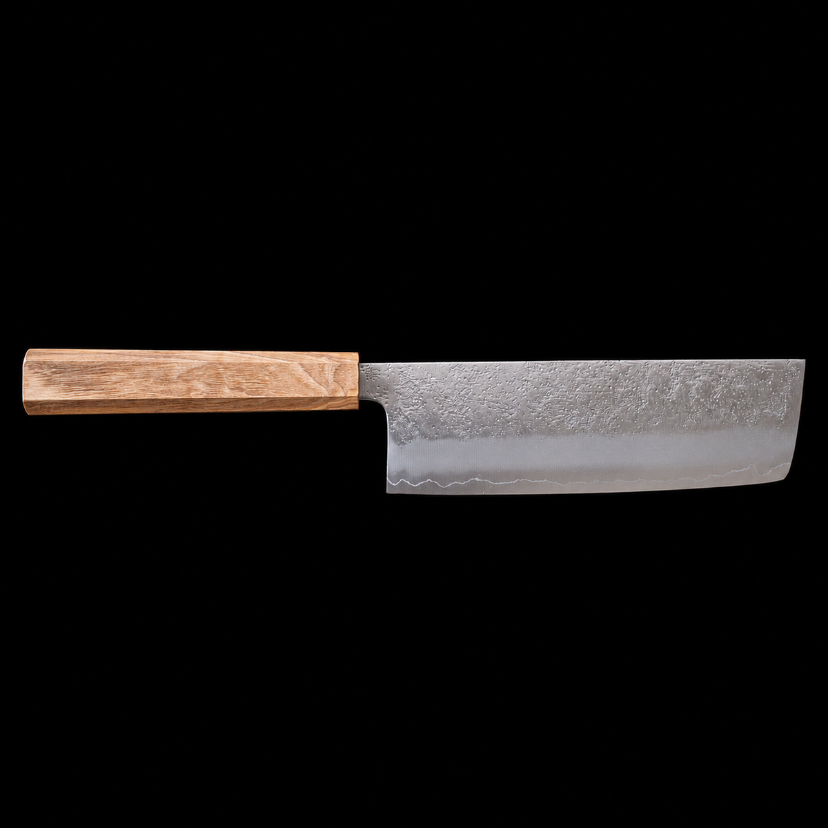 VEYUNA 170mm Nakiri Knife - Gingami No.3 3-Layer Steel Food Prep