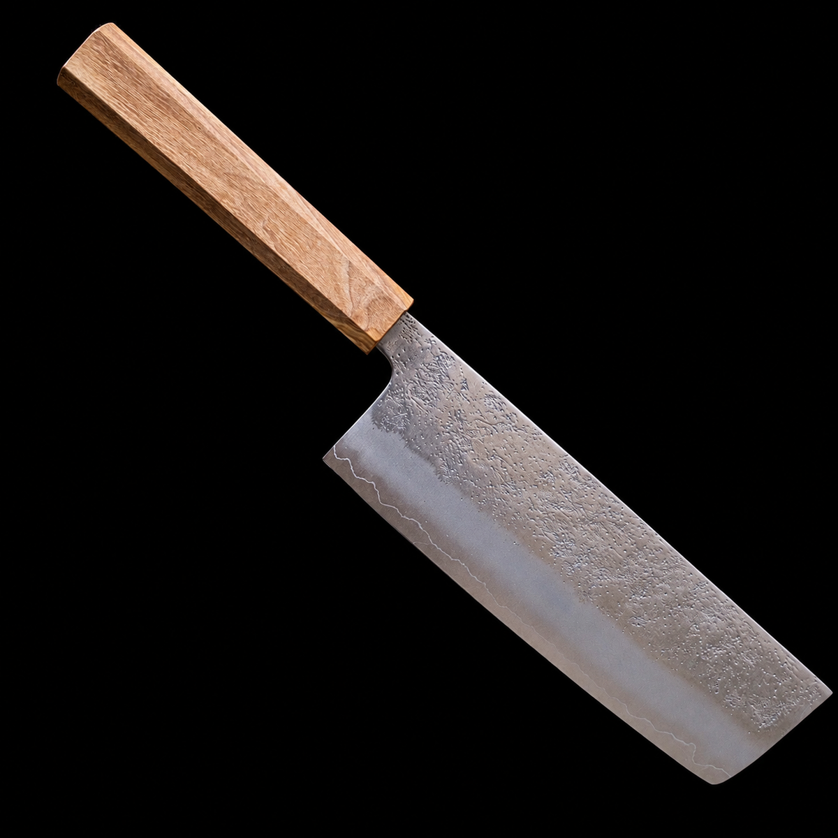 VEYUNA 170mm Nakiri Knife - Gingami No.3 3-Layer Steel Food Prep