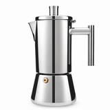 VEYUNA Moka Pot, Stainless Steel Stovetop Espresso Maker for Home Kitchens