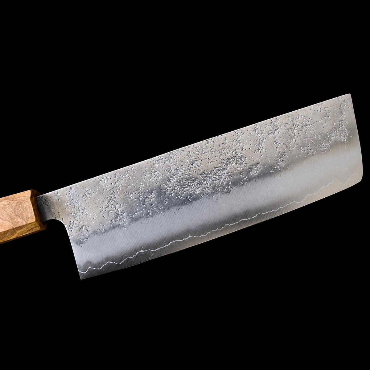 VEYUNA 170mm Nakiri Knife - Gingami No.3 3-Layer Steel Food Prep