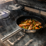 VEYUNA Fry Pan Set, 3-Piece Ceramic Nonstick Stainless Steel for Food Prep