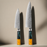 VEYUNA 2-Piece Chef Knife Set - Damascus Steel Food Prep Knives