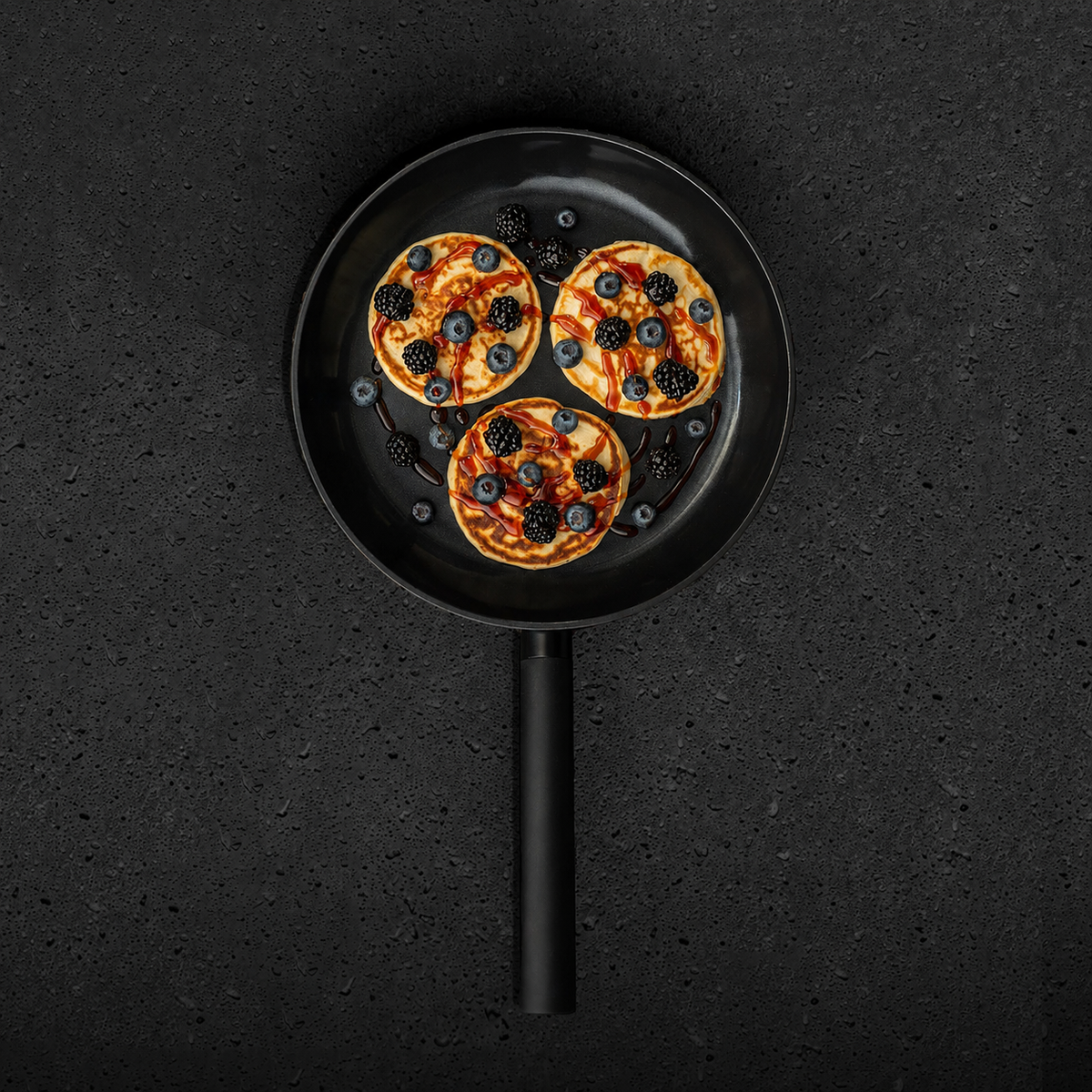 VEYUNA Fry Pan Set, 4-Piece Ceramic Nonstick Aluminum Pans for Food Prep