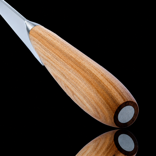 VEYUNA 165mm Santoku Knife - MV Stainless Steel Wood Handle Food Prep