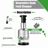 VEYUNA Manual Food Chopper & Vegetable Dicer, Meal Prep Slicer & Cutter