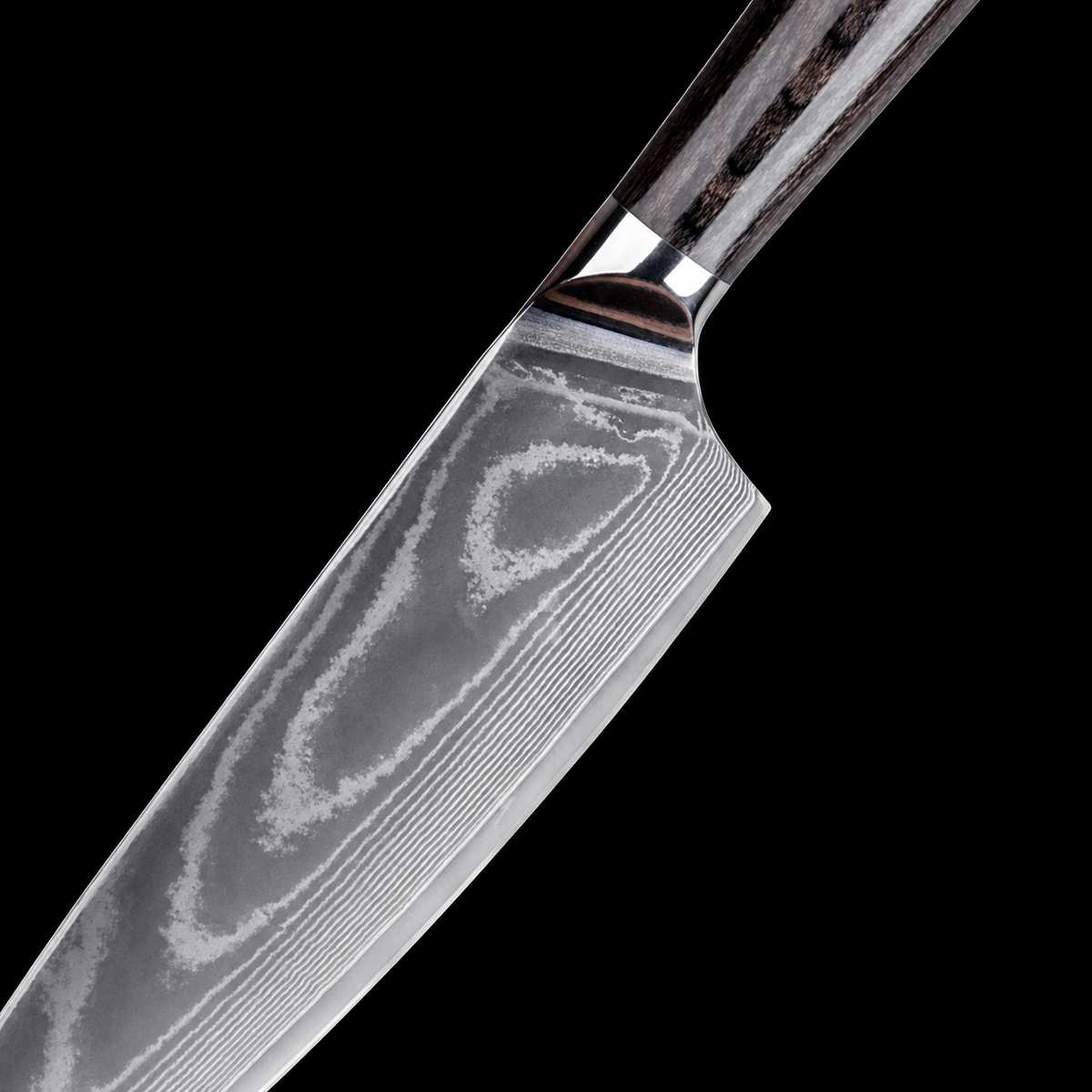 VEYUNA Chef Knife - 8Cr18MoV Steel Core, Pakkawood Handle for Food Prep