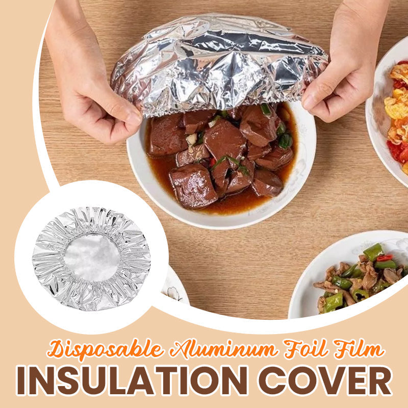 VEYUNA Foil Food Covers – Disposable Heat-Retaining Meal Bowl Covers