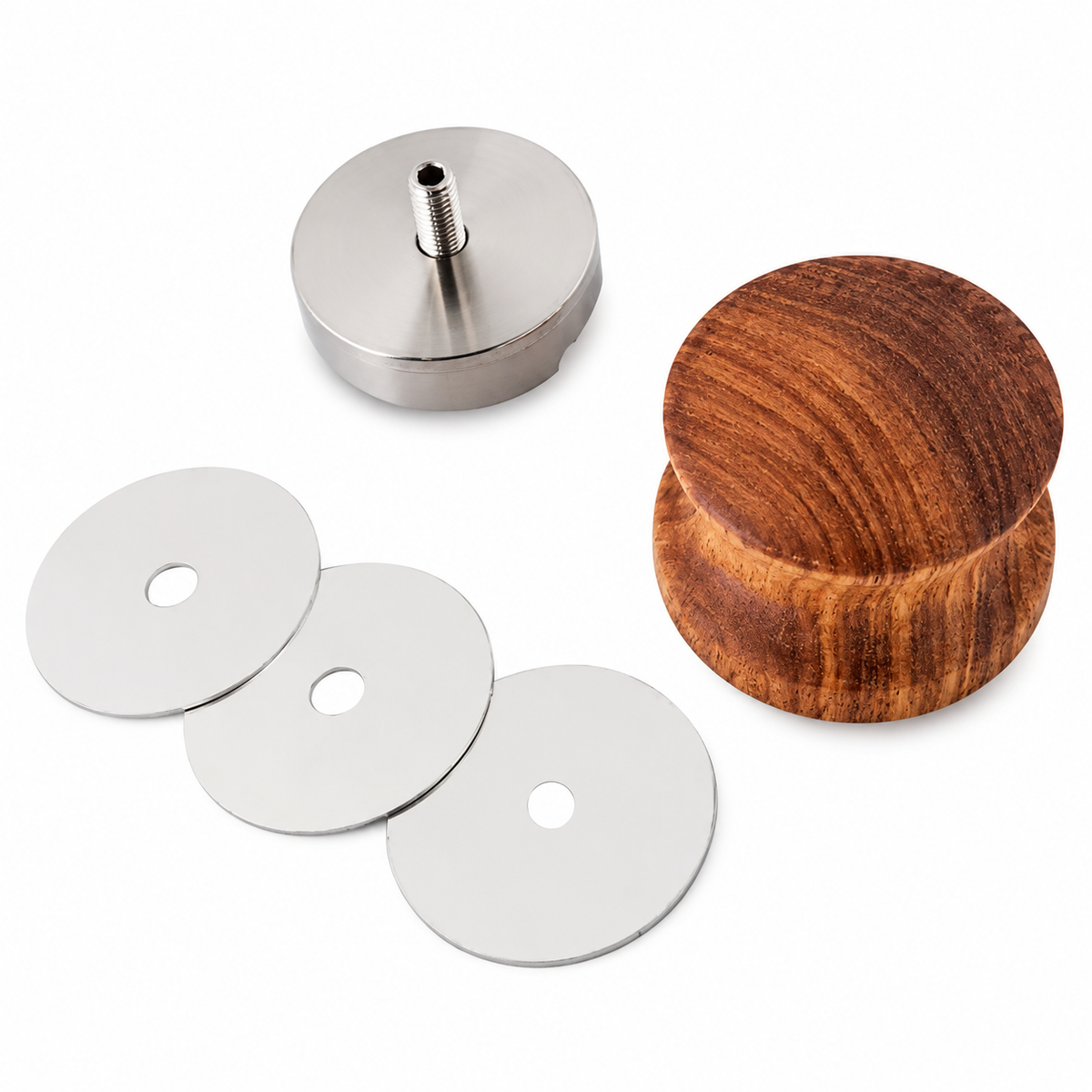 VEYUNA Coffee Tamper, Rosewood Espresso Press for Home Coffee Stations