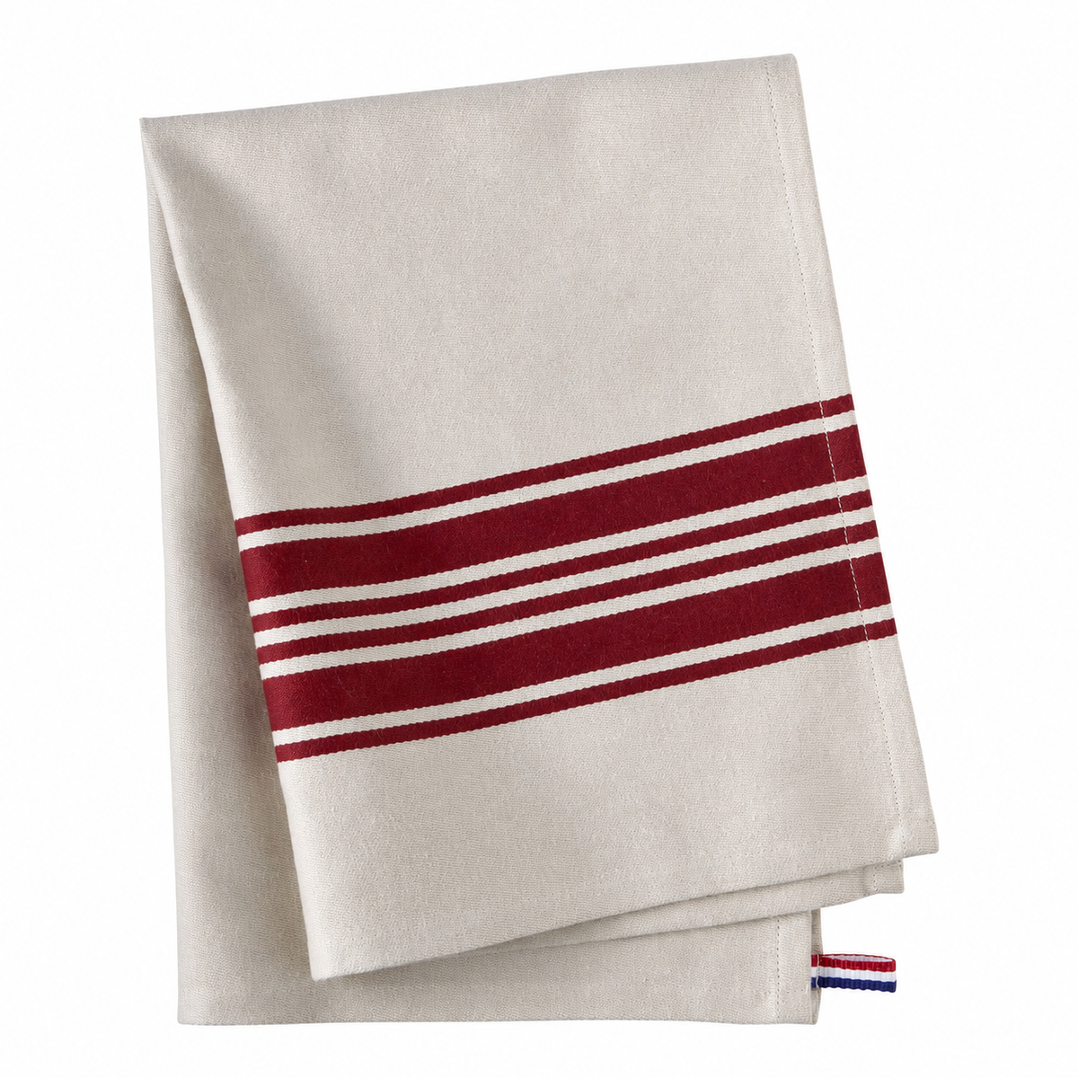 VEYUNA Kitchen Towel 70x50cm - Absorbent Cherry Stripe for Kitchen & Food Prep