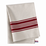VEYUNA Kitchen Towel 70x50cm - Absorbent Cherry Stripe for Kitchen & Food Prep