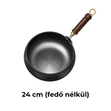VEYUNA Cast Iron Cookware – Uncoated Cooking Pot for Homemade Meals