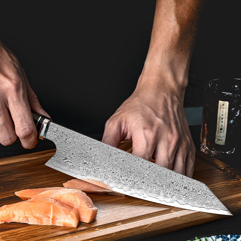 VEYUNA Kiritsuke Knife – 8.2-Inch Japanese Food Prep Knife for Meat, Fish & Vegetables