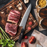 VEYUNA Chef Knife – 9" Japanese Food Prep Knife, High-Carbon Steel, Razor Sharp Blade