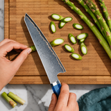 VEYUNA Knife Set 3-Piece – VG10 Damascus Steel for Fresh Food Prep