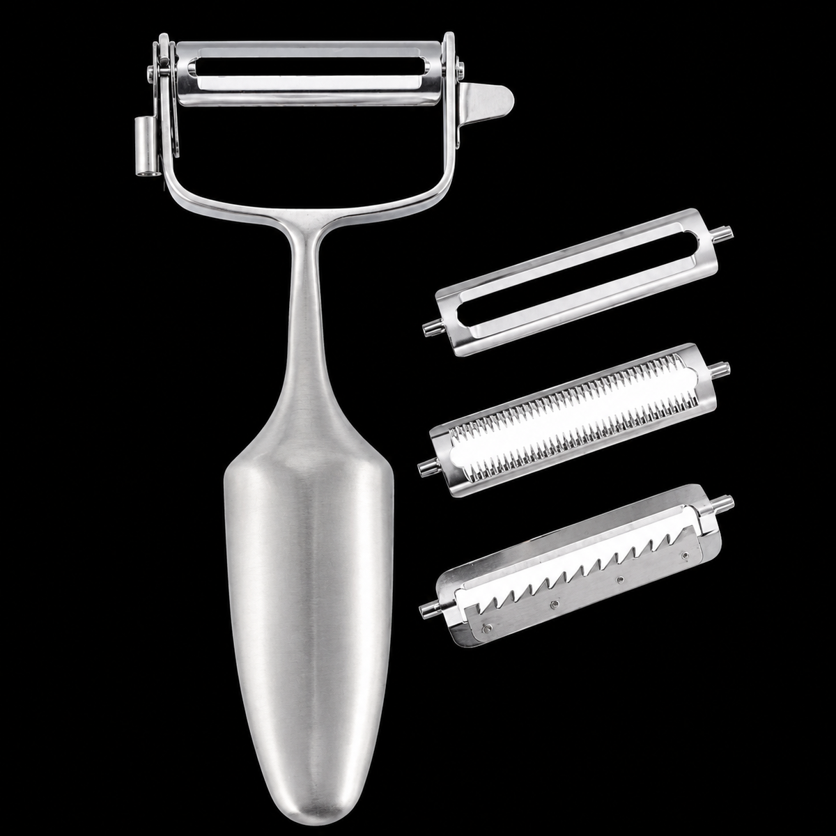 VEYUNA Y-Peeler Set - 3 Stainless Steel Blades for Food & Vegetable Prep