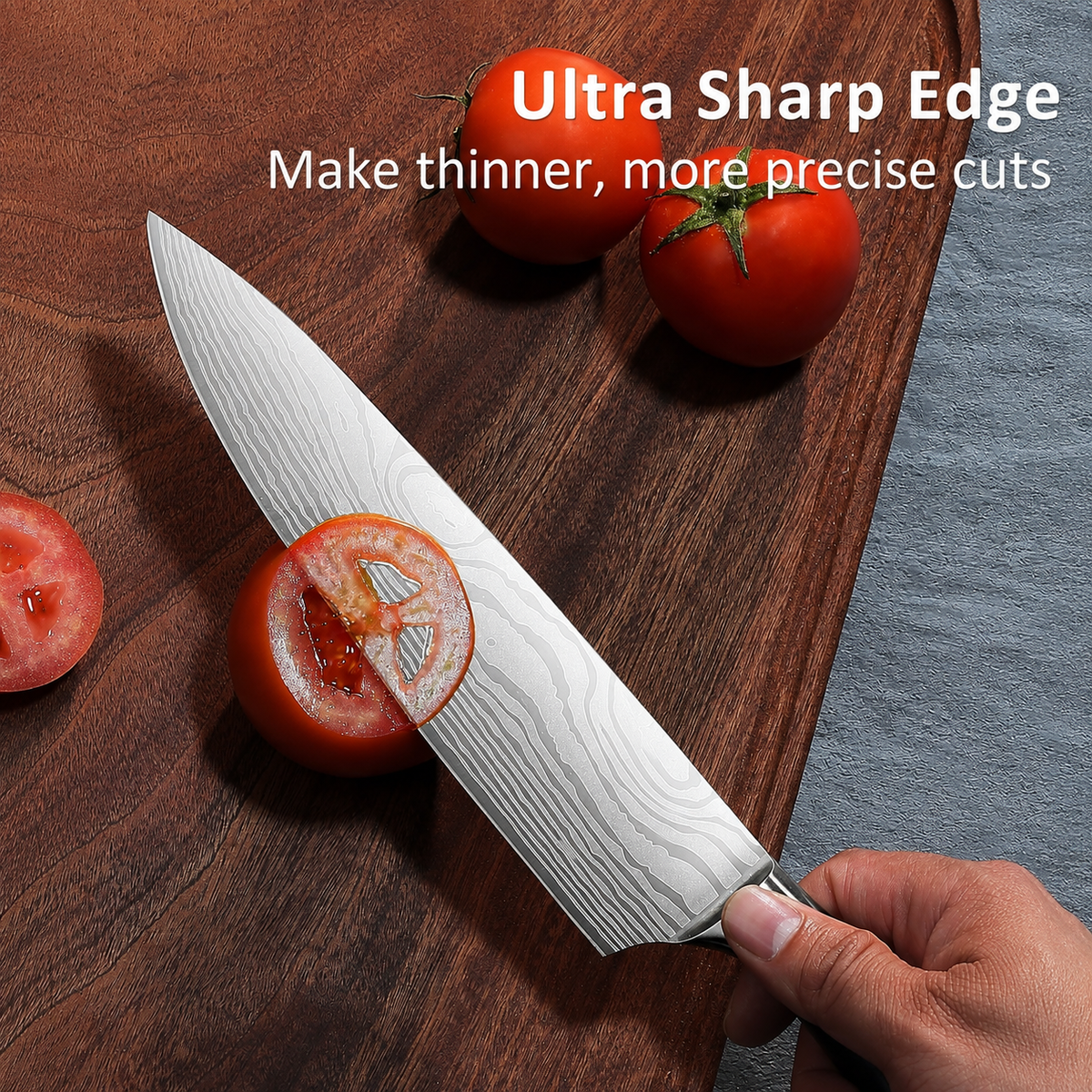 VEYUNA 5-Piece Japanese Knife Set - High-Carbon Steel Food Prep Knives