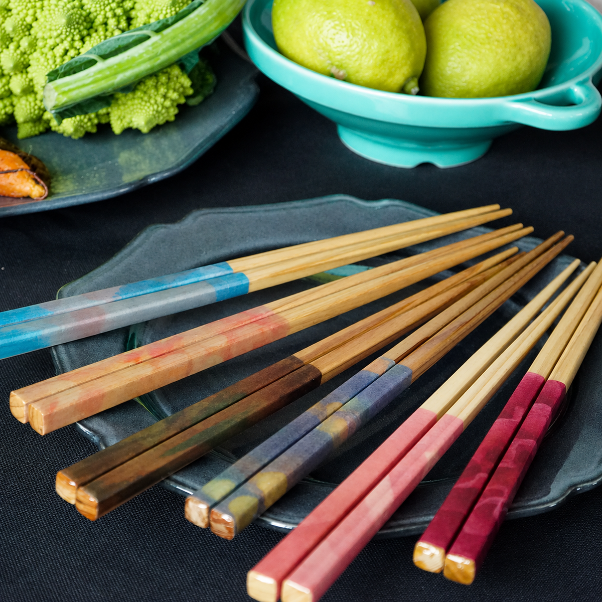 VEYUNA Chopstick Set - Japanese Seasonal Design for Treat & Feeding Prep