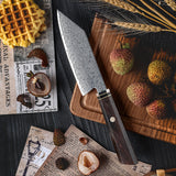 VEYUNA Bunka Knife – 5" Japanese Food Prep Knife, High-Carbon Steel & Ergonomic Handle
