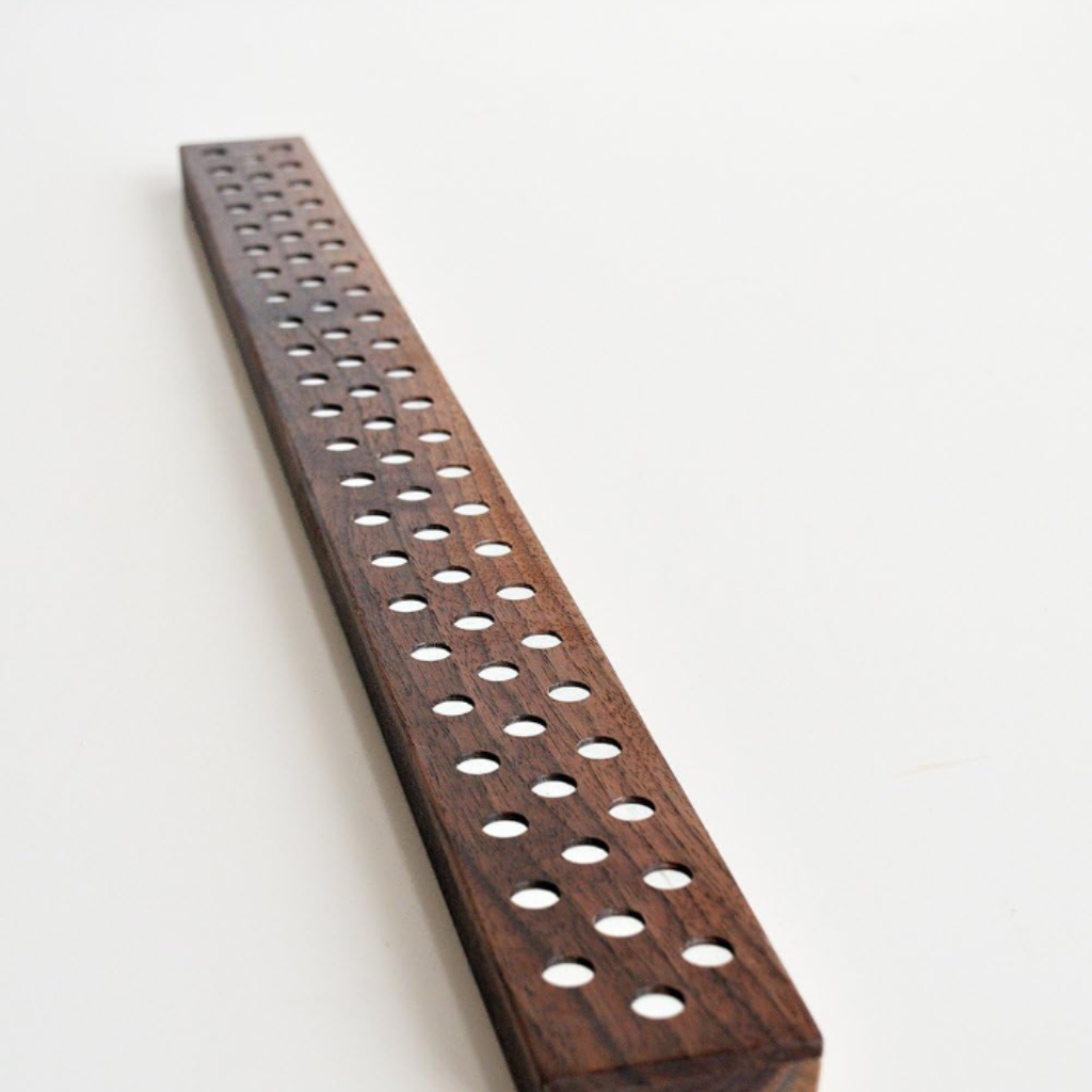 VEYUNA Magnetic Knife Holder – 20-Inch Walnut Wall Bar for Food Prep Tools
