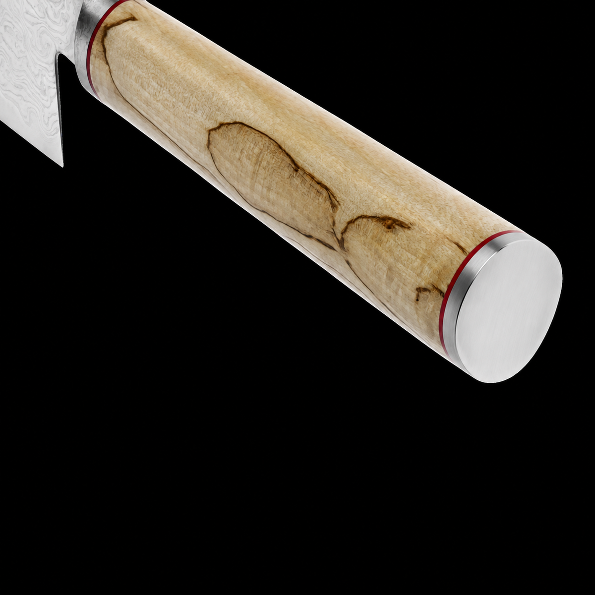 VEYUNA Gyutoh Chef Knife 8-Inch - Damascus Steel, Wood Handle, Food Prep