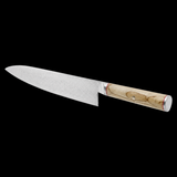VEYUNA Gyutoh Chef Knife 8-Inch - Damascus Steel, Wood Handle, Food Prep