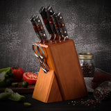 VEYUNA Knife Set – 8-Piece Damascus Steel Food Prep Set for Meat, Fish & Vegetables