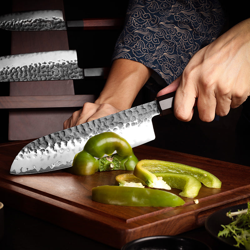 VEYUNA Japanese Knife Set – 6-Piece Artisan Food Prep Knives, High-Carbon Steel Gift Set