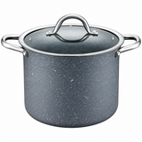 VEYUNA Stock Pot 7QT Nonstick with Glass Lid, Meal Prep & Induction Cooking