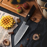 VEYUNA Bunka Knife – 5" Japanese Food Prep Knife, High-Carbon Steel & Ergonomic Handle