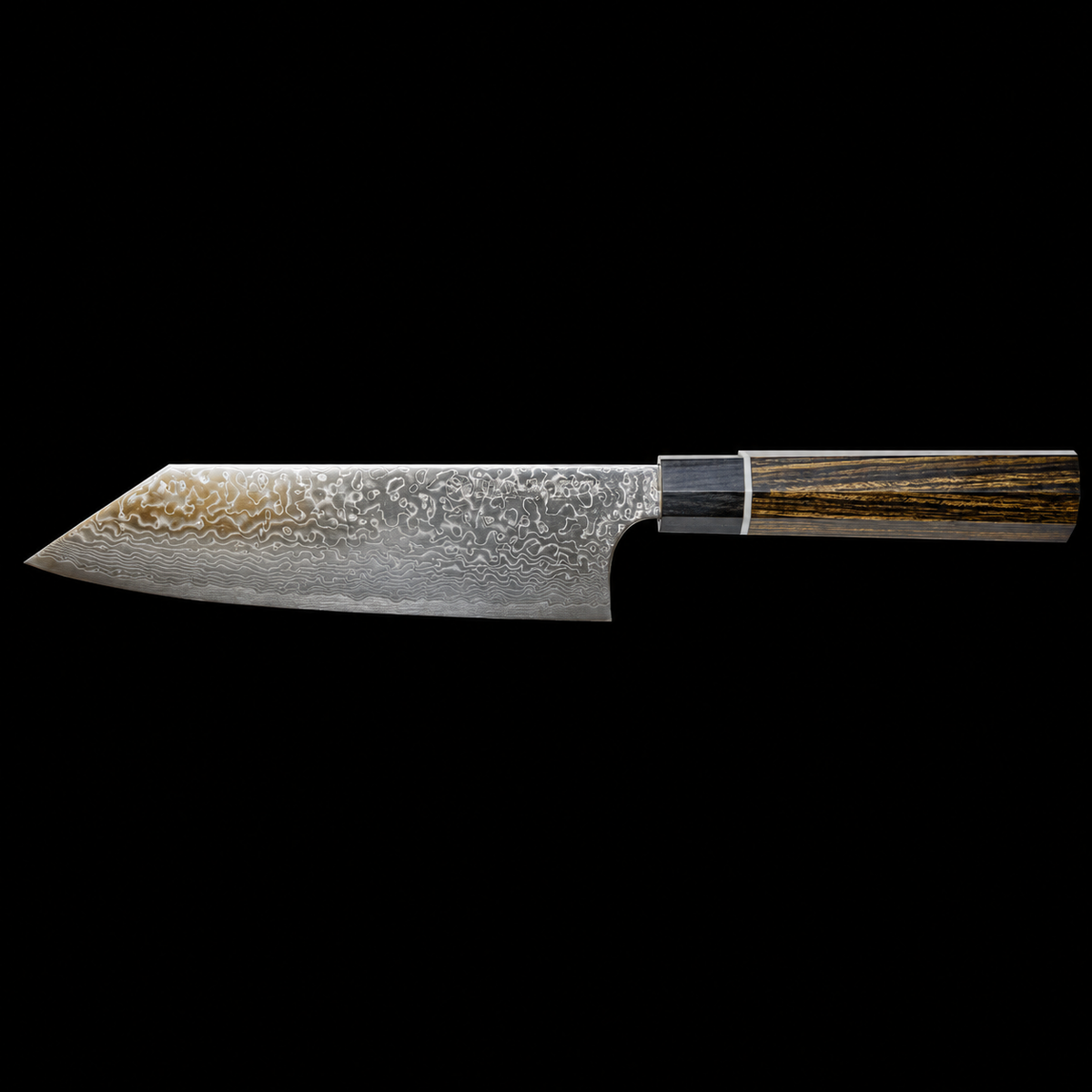 VEYUNA Kiritsuke Santoku Knife 180mm - Damascus Steel Food Prep